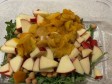 insalata di ceci con peperoni e mela
