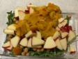 insalata di ceci con peperoni e mela