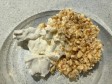 pici con crema di ricotta e nocciole