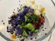 riso nero con cavolfiori e pomodorini