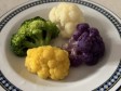 riso nero con cavolfiori e pomodorini
