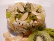 risotto kiwi e mandorle