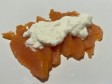 salmone, stracciatella e pistacchi