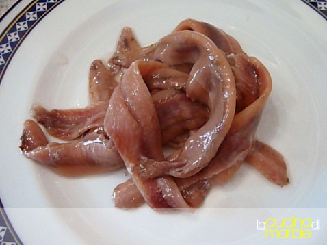 dissalare le acciughe