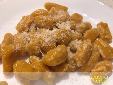 gnocchi di zucca senza patate e uova