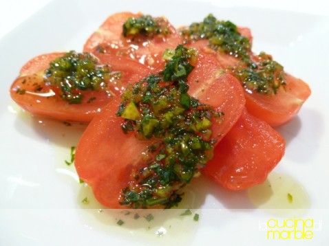 olio al basilico e limone