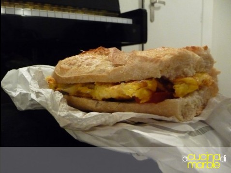 panino con la frittata