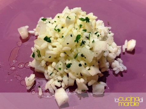 riso daikon e limone