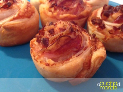 roselline di sfoglia salate