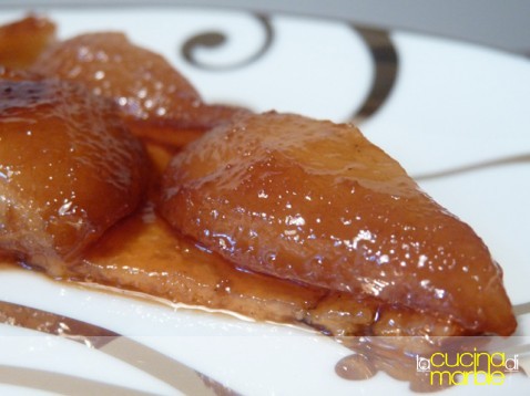 tatin di pere al vino rosso