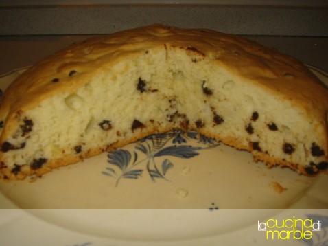 torta con soli albumi