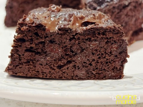 tortino banana, cacao e gocce in friggitrice tortino banana, cacao e gocce in friggitrice